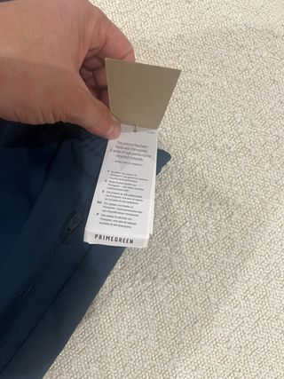 Calças de treino Adidas azuis novas