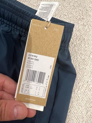 Calças de treino Adidas azuis novas