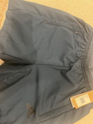 Calças de treino Adidas azuis novas