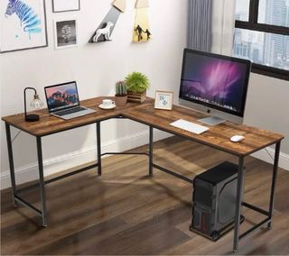 Escritorio de estudio madera y metal