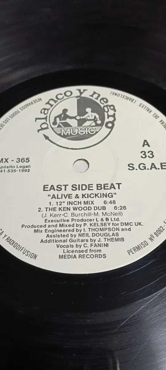 East Side Beat - Alive & Kicking Simple Minds1985