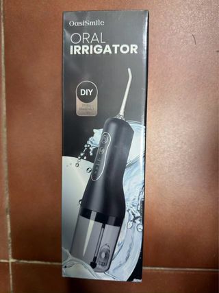 Irrigador Oral Oasis Smile Negro/Gris