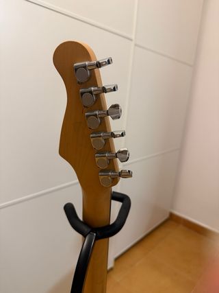 Guitarra Eléctrica Rocket De Luxe Negra