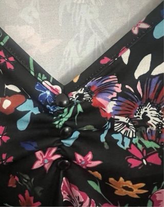 Talla 5XL / 7XL. Vestido estampado M. COLLECTION