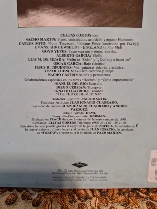 Vinilo Celtas Cortos Gente Impres.