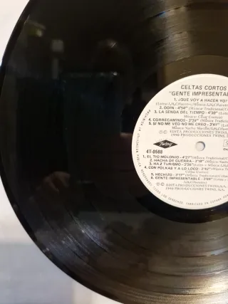 Vinilo Celtas Cortos Gente Impres.