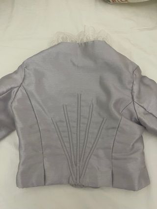 Corpiño Fallera Niña Plata 4-5 años