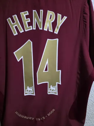 Camiseta Arsenal Retro 2005-2006 HENRY XL