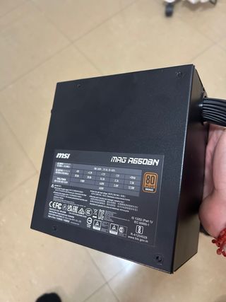 Fuente Alimentación MSI MAG 650W 80 Plus