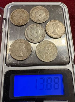 Moneda 10 Centavos Canadá Plata