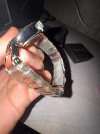 Reloj Tous Oso Dorado y Plateado