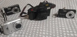 Lote de 4 camaras de fotos