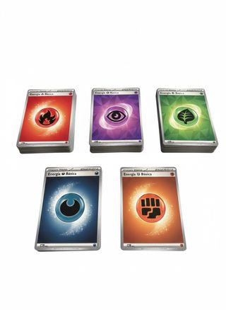 Mega Lote 220 Cartas de Energía Pokémon - Básicas