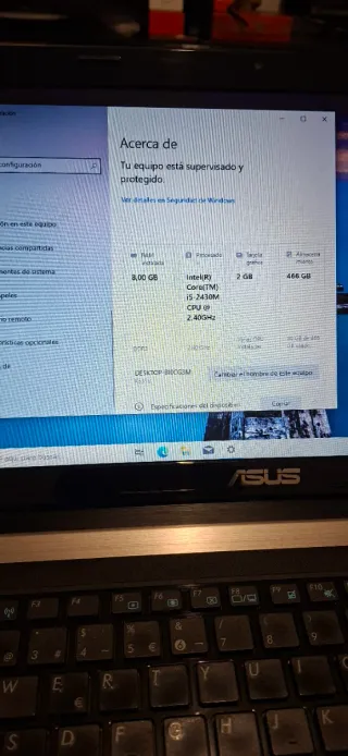 Portátil Asus i5