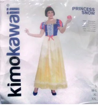 Disfraz Princesa Blanca Nieves Talla XL