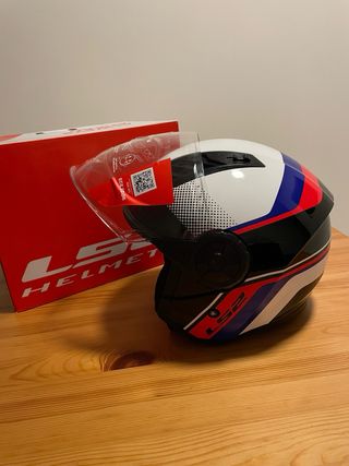 Casco Moto LS2 Airflow II Blanco/Negro