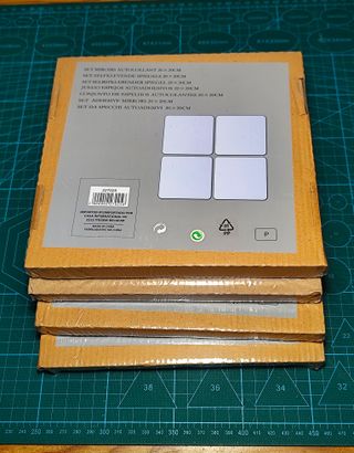 Lote de 16 espejos autoadhesivos 20x20cm. Nuevos