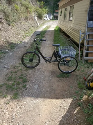 Triciclo eléctrico 250W sin usar sin bateria