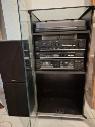 Equipo Philips Tocadiscos Radio Casete