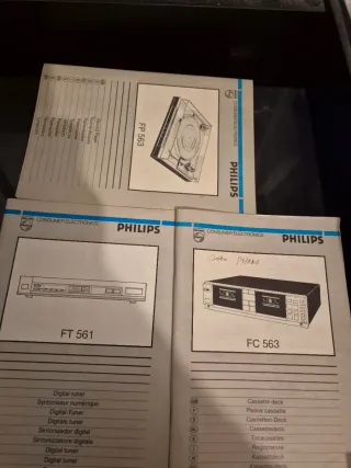 Equipo Philips Tocadiscos Radio Casete