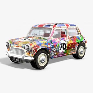Matchbox x Mr Brainwash: Austin Mini Cooper. Nuevo