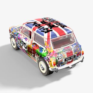 Matchbox x Mr Brainwash: Austin Mini Cooper. Nuevo