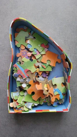 Puzzle 54 piezas Ma boîte puzzle Loup