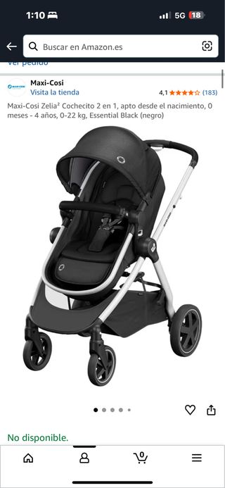 maxi cosi cochecito 2 en 1