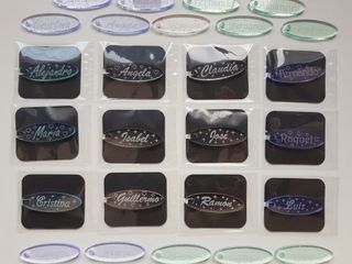 Marcasitios metacrilato personalizado llavero