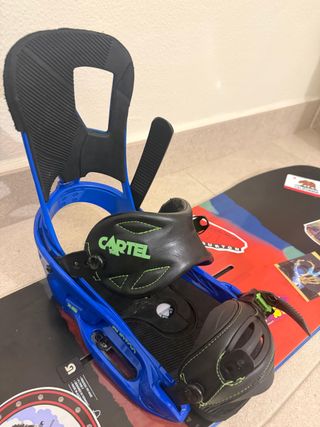 Fijación izquierda NUEVA alta gama Burton Cartel L