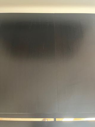 Mesa comedor extensible negra Ikea