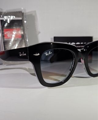 Occhiali Ray Ban State Street Nero Trasparente