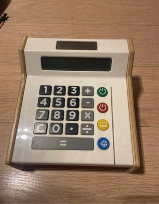 Caja registradora infantil de juguete