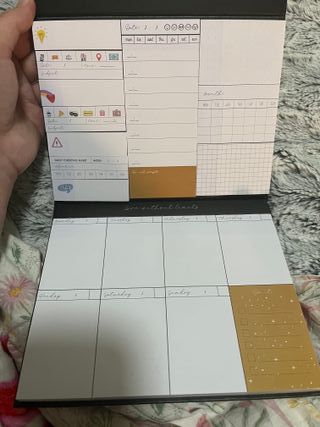 Agenda organizador de notas mapa estelar