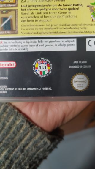 Zelda Phantom Hourglass Nintendo DS nds