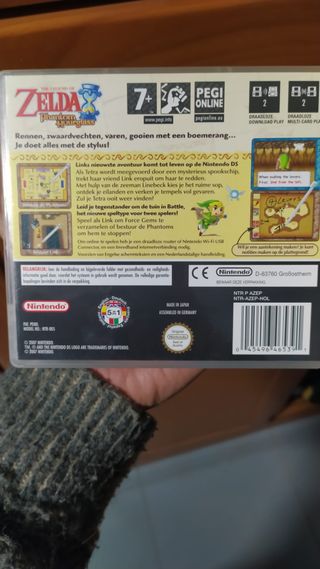 Zelda Phantom Hourglass Nintendo DS nds