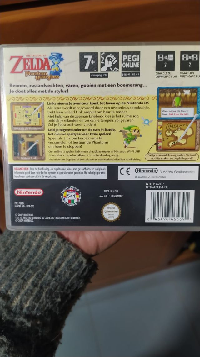 Zelda Phantom Hourglass Nintendo DS nds