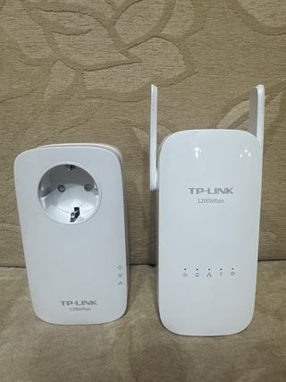 Pareja PLC TP-Link wifi 1200 Gigabit