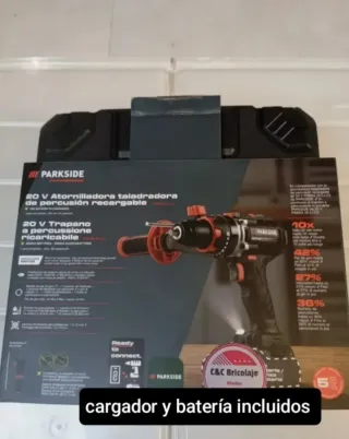 Parkside 20V Taladro Percutor Recargable