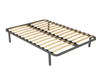 Somier de láminas metálico y madera