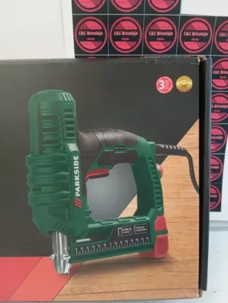 Pistola de clavos grapadora parkside cable