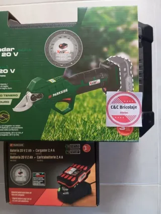 Tijeras de podar parkside recargable