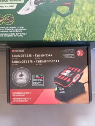 Tijeras de podar parkside recargable