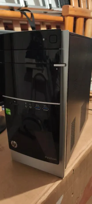 Ordenador HP Pavilion Negro/Plateado