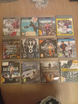 Lote Videojuegos PS3:  a 7€ la unidad