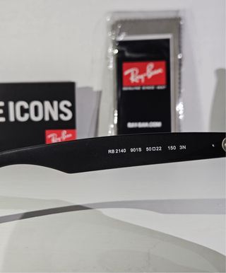 Occhiali Ray Ban Wayfarer Nero Matto