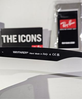 Occhiali Ray Ban Wayfarer Nero Matto