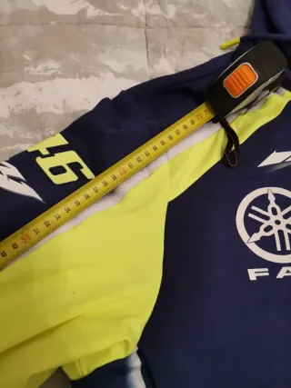 Felpa Yamaha VR 46 Blu/Giallo