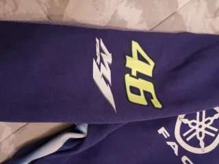 Felpa Yamaha VR 46 Blu/Giallo