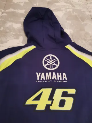 Felpa Yamaha VR 46 Blu/Giallo